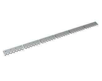 Peine rascador de 6 piezas 2480x123x28 Premium Line, versión 60, versión X para Vecoplan Vecoplan VAZ 2500