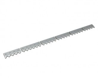 Peine raspador de 6 piezas 2485x130x28 PremiumCut, versión 80, versión X para Vecoplan Vecoplan VAZ 2500