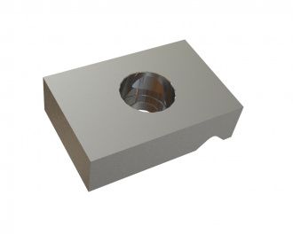 Pièce de serrage pour tôle de criblage 105x70x30 pour Lindner Recyclingtech Lindner Micromat