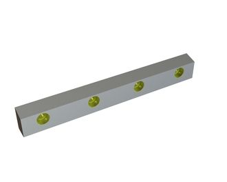 Pieza de relleno de cuchilla de rotor 510x65x38 Eco Line, 4 taladros avellanados Ø22/Ø32 para Heinrich Dreher Maschinenbau 