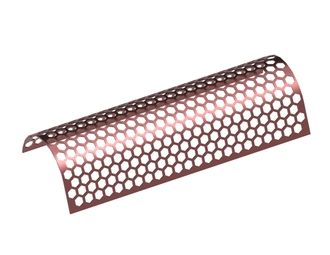 Placa de criba ancho 2490, espesor t=12, perforación hexagonal ancho entre caras 80, puente 23 para Zeno Zerkleinerungsmaschinen 