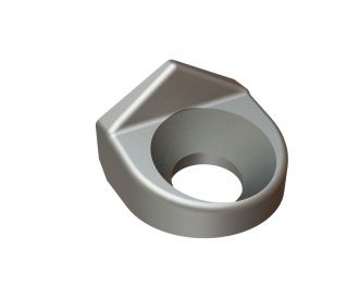 Placa de cubierta para portacuchillas 60x53x40, versión 43, reforzada para Lindner Recyclingtech Lindner Power Komet 2800