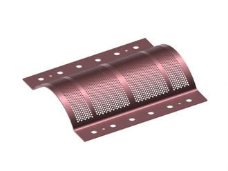 placa de tamiz 617 ancho cespesor de la placa de ribado t=8 