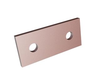 Placa perforada 172x76x10, Hardox, 2 taladros para Lindner Recyclingtech Lindner Polaris 1800