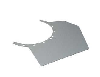 Plantilla para placa de desgaste para pared lateral para Lindner Recyclingtech Lindner Komet 2800 (A)