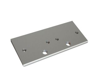 Plaque de recouvrement droite 409x175x27, en forme de coin, 4 trous fraisés Ø14/Ø20, version 60 pour Zerma | AMIS Zerma ZXS 2000