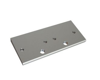 Plaque de recouvrement gauche 409x175x27, en forme de coin, 4 trous fraisés Ø14/Ø20, version 60 pour Zerma | AMIS Zerma ZXS 2000