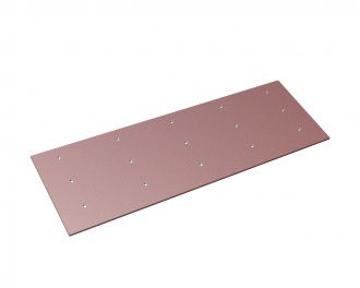 Plaque d'usure 958x314x8, 15x filetage M12, Hardox pour Eldan Recycling Eldan FG 952