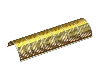 Plateau perforé 1450 large, épaisseur plateau perforé t=3, perforation Ø3, entretoise 2 pour Eldan Recycling 