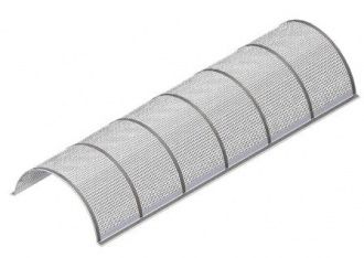 Plateau perforé 1450 large, épaisseur plateau perforé t=3, perforation Ø3, entretoise 2 pour Eldan Recycling Eldan FG 1500 Plateau perforé 1450 large, épaisseur plateau perforé t=3, perforation Ø3, entretoise 2 pour Eldan Recycling Eldan FG 1500