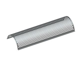 Plateau perforé 1450 large, épaisseur plateau perforé t=5, perforation Ø25, entretoise 8 pour Eldan Recycling 