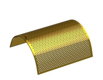 Plateau perforé 779 large, épaisseur plateau perforé t=10, perforation Ø8, entretoise 6 pour Tria 