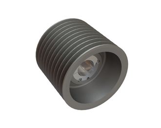 Polea 8V Ø335, 10 ranuras, versión casquillo cónico 4545 para Lindner Recyclingtech Lindner Komet 1800