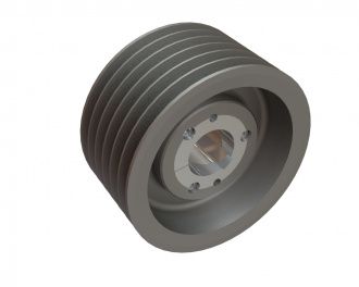 Polea de motor SPC ancho nominal 475 6 canales versión casquillo cónico 4040 para Lindner Recyclingtech Lindner Komet 1750