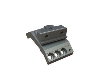 Portacuchillas tipo 10 K11 (RL27) patentado para Lindner Recyclingtech Lindner Komet 1100 (A)