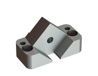 Porte-couteau 270x130x160, Premium Line, 2 perçages fraisés Ø31/Ø48, version 120 pour Zeno Zerkleinerungsmaschinen 