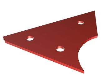 Protective plate for stripper 375x231x8 for MeWa | Ehehalt | Andritz MeWa | THM Recycling Mewa UC 150