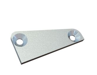 Protective plate internal 74x35x5 wedge-shaped for WEIMA America Inc. 