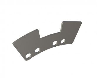 Pulse wheel segment for belt pulley 265x108x6 for Lindner Recyclingtech Lindner Jupiter