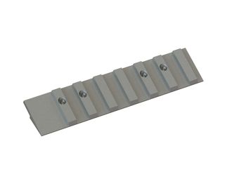 Recouvrement gauche de contre-couteau 615x135x45, 4 trous fraisés, version 43 pour Lindner Recyclingtech 