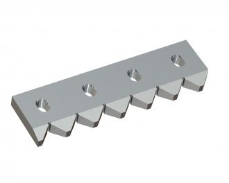 Right counter knife 427x123x28 Premium Line, version 60, X version for Vecoplan 