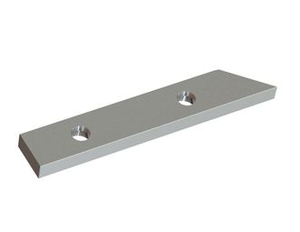 Right cutting knife 169x28x11, PremiumCut, 2 countersunk holes, cutting edge 45°, X version for Holzmag | Metso 