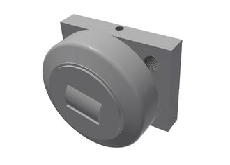 Right guide for counter knife beam, version with combined-load roller for Vecoplan Vecoplan VNZ