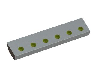 Right rotor knife 510x110x38, StandardCut, 6 countersunk holes, cutting edge 3x55°/45°, X version for Heinrich Dreher Maschinenbau 