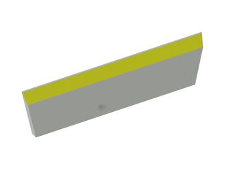 Rotor knife 130x35x5, StandardCut, cutting edge 40°/60°, 2 blind holes 120°, Y7 version for EREMA Engineering Recycling Maschinen und Anlagen 
