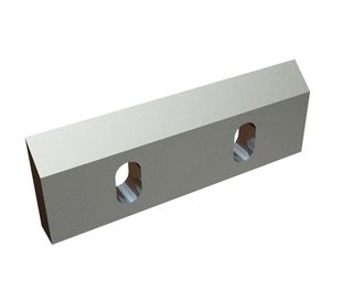 Rotor knife 200x70x20, Premium Line, 2 slotted holes, cutting edge 50°, X version for ZERMA America LLC 