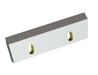 Rotor knife 290x85x18, Eco Line, 2 slotted holes, cutting edge 45°, 4xM10, X version for ZERMA America LLC 