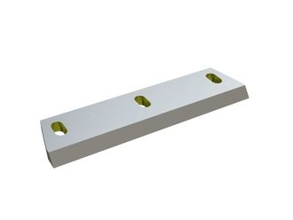 Rotor knife 344x90x18, Eco Line, 3 slotted holes, cutting edge 52°, X version for Netzsch-Condux Mahltechnik GmbH 