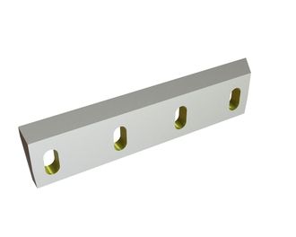 Rotor knife 395x100x22, StandardCut, 4 slotted holes, cutting edge 40°/10°, X version for Able Maschinenvertriebs GmbH 