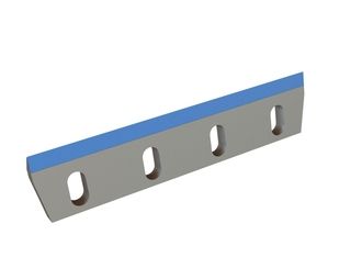 Rotor knife 400x90x20, CarbideCut, cutting edge 50°, M10, carbide grade H5, 4 slotted holes 23x45 for Netzsch-Condux Mahltechnik GmbH 