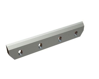 Rotor knife 414x79x20, PremiumCut, 4 slotted holes, cutting edge 55°/45°, X version for Herbold Meckesheim USA - Resource Recycling Systems Inc. 