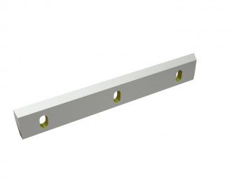 Rotor knife 470x70x16, StandardCut, 3 slotted holes, cutting edge 55°, X version for Herbold Meckesheim USA - Resource Recycling Systems Inc. Herbold SML 45/100