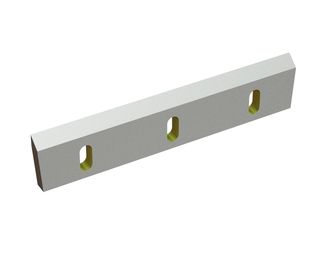 Rotor knife 485x100x22 Eco Line 3 long slots, edge 50°, 2xM10 threads, Y-version for Herbold Meckesheim GmbH 