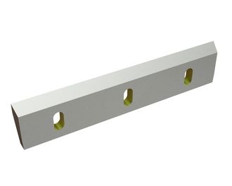 Rotor knife 485x100x22, StandardCut, 3 slotted holes, cutting edge 50°, X version for Herbold Meckesheim USA - Resource Recycling Systems Inc. 