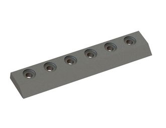 Rotor knife 540x108x30 PremiumCut, 5 countersunk holes, cutting edge 65°, X version for Cumberland 