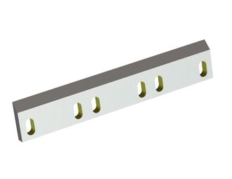 Rotor knife 548x100x22, Eco Line, 6 slotted holes, cutting edge 45°, X version, 4xM10 for Tria 
