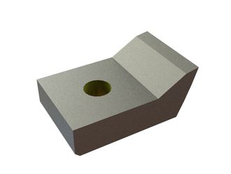 Rotor knife 58x38x14/23, StandardCut, Y version for Amis | Zerma 