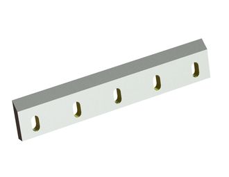 Rotor knife 600x113x24, Eco Line, 5 slotted holes, cutting edge 42°, X version for Previero 