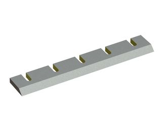 Rotor knife 665x113x24, StandardCut, cutting edge 42°, X version for Previero | Sorema 