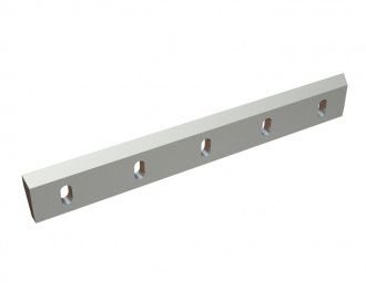 Rotor knife 740x100x22, PremiumCut, 5 slotted holes, cutting edge 50°, X version for Herbold Meckesheim USA - Resource Recycling Systems Inc. Herbold SML 60/145