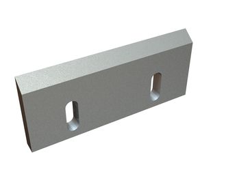 Rotor knife center 200x85x15, PremiumCut, 2 slotted holes, 2xM8 threads, X version for Hosokawa Alpine AG 