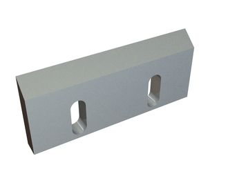 Rotor knife center 210x90x20, PremiumCut, 2 slotted holes, cutting edge 50°, Y version for Hosokawa Alpine AG 