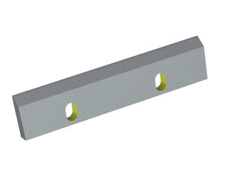 Rotor knife left 310x66x16, StandardCut, 2 slotted holes, X version for Rapid Granulator AB 
