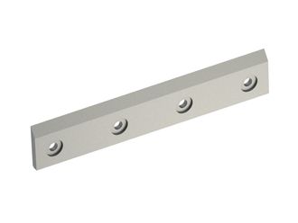 Rotor knife left 452x85x13 Premium Line 4 counter-sunk holes Ø16/Ø33, edge 35°, X-version 