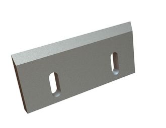 Rotor knife right 200x85x15, PremiumCut, 2 slotted holes, cutting edge 53°, X version for Hosokawa Alpine AG 
