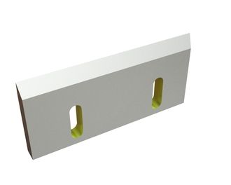 Rotor knife right 210x90x16, StandardCut, 2 slotted holes, cutting edge 7° (front)/50°, X version for Hosokawa Alpine AG 